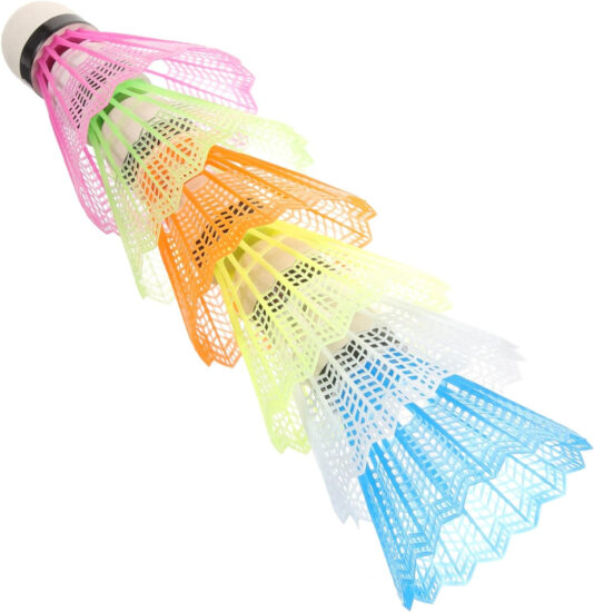 Green nylon plastic badminton shuttlecock by Power Hint