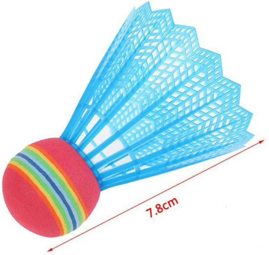 Green nylon plastic badminton shuttlecock by Power Hint