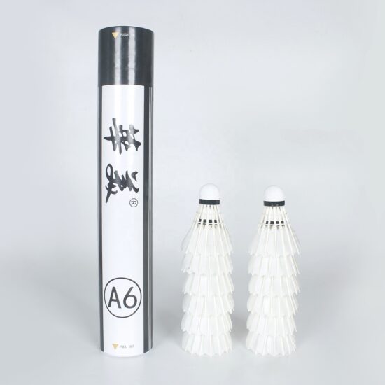 High durability goose feather badminton shuttlecock for club and competition