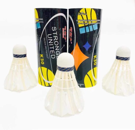 High Elasticity Duck Feather Shuttlecocks  3pcs Pack for Training & Fun