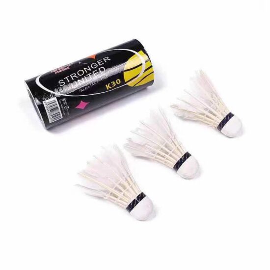 High Elasticity Duck Feather Shuttlecocks  3pcs Pack for Training & Fun