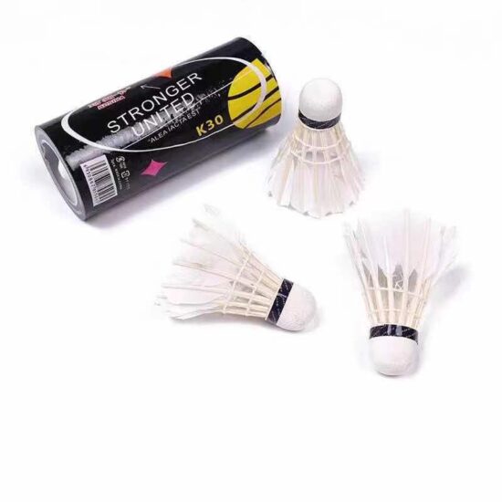 High Elasticity Duck Feather Shuttlecocks  3pcs Pack for Training & Fun