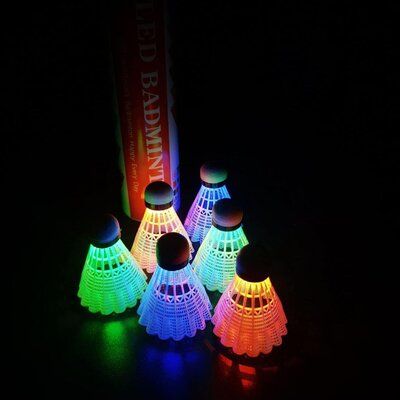 Night glow D45 goose feather badminton shuttlecock for training and fun