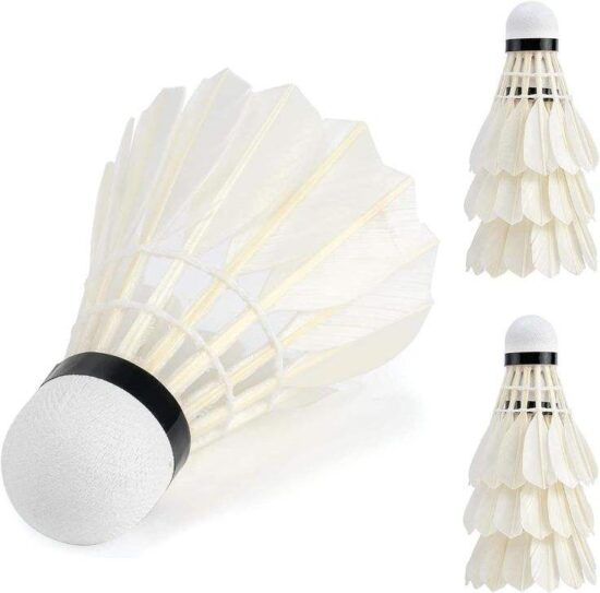 Custom Duck Feather Badminton Shuttlecock with Cork Base
