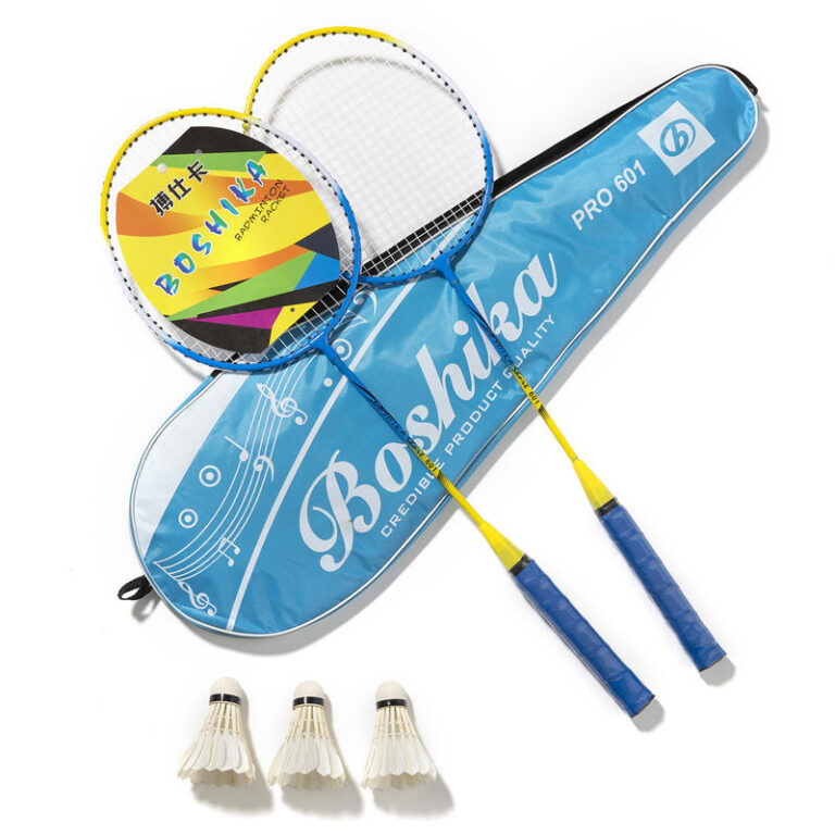 High Quality Iron Badminton Racket with Custom Logo