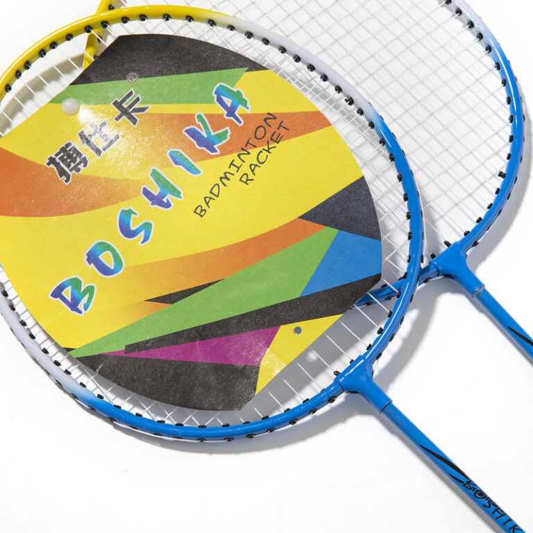 High Quality Iron Badminton Racket with Custom Logo