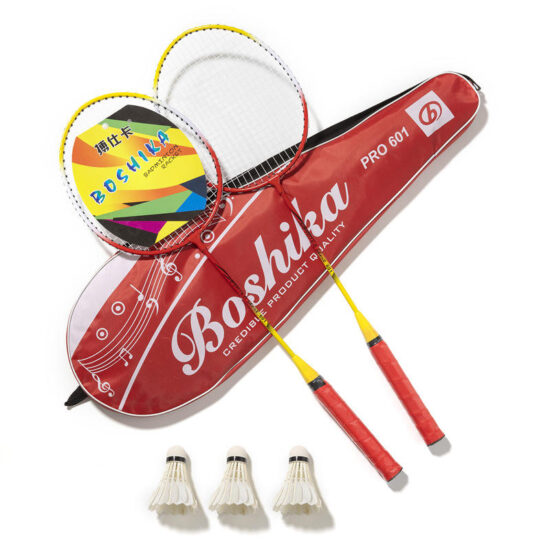 High Quality Iron Badminton Racket with Custom Logo