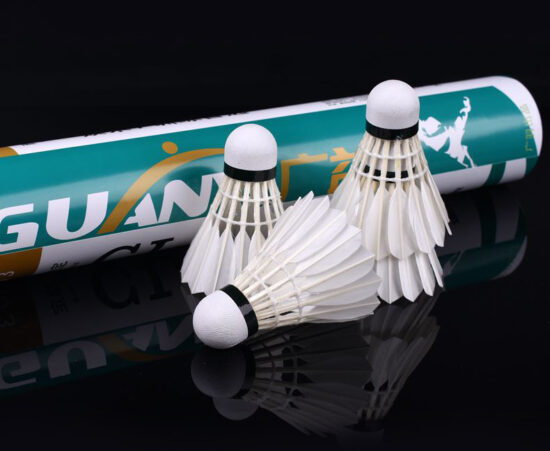 Durable duck feather shuttlecocks for indoor and outdoor training