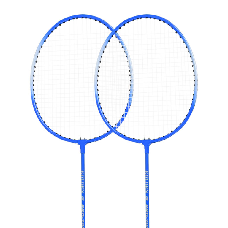Lightweight 100g iron badminton racket with protective cover for beginners