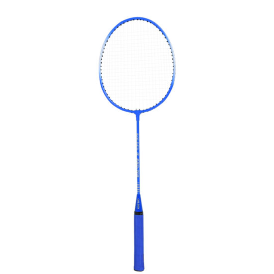 Lightweight 100g iron badminton racket with protective cover for beginners