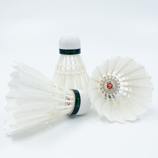 JINWEI Durable Feather Shuttlecocks – 6pcs/12pcs Training Use