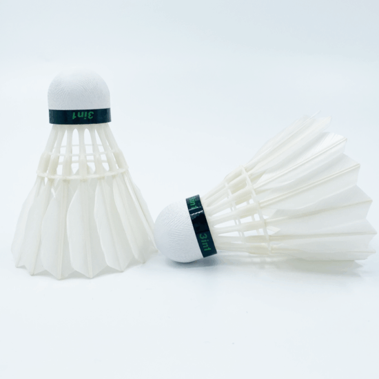 JINWEI Durable Feather Shuttlecocks – 6pcs/12pcs Training Use

