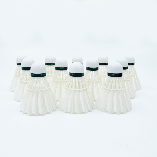 JINWEI Durable Feather Shuttlecocks – 6pcs/12pcs Training Use

