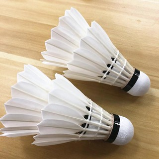 JNICE blank premium duck feather badminton shuttlecock for OEM training