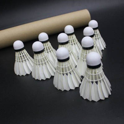 JNICE blank premium duck feather badminton shuttlecock for OEM training