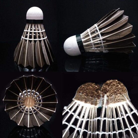 Jinwei Durable Shuttlecocks for Indoor and Outdoor Badminton in 6/12 Packs