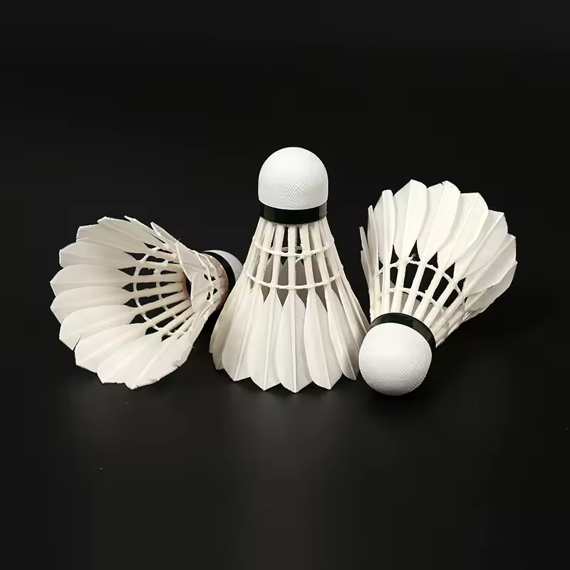 KUNLI bronze goose feather shuttlecock for wholesale and training