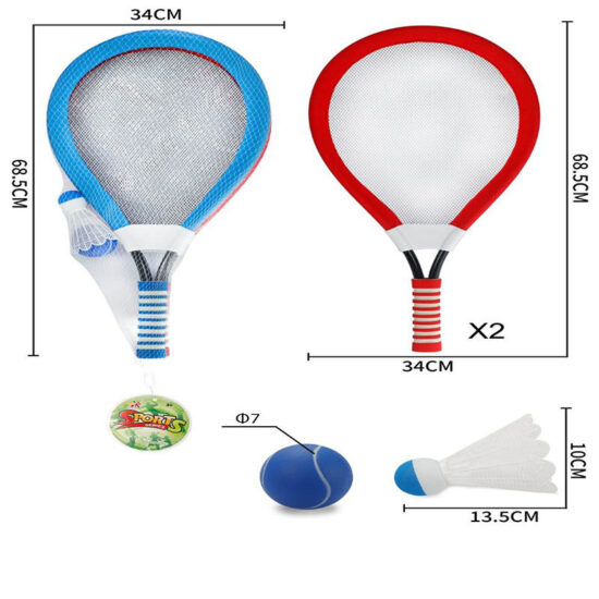 Kids Outdoor Table Tennis Racket Set with Cloth Handle