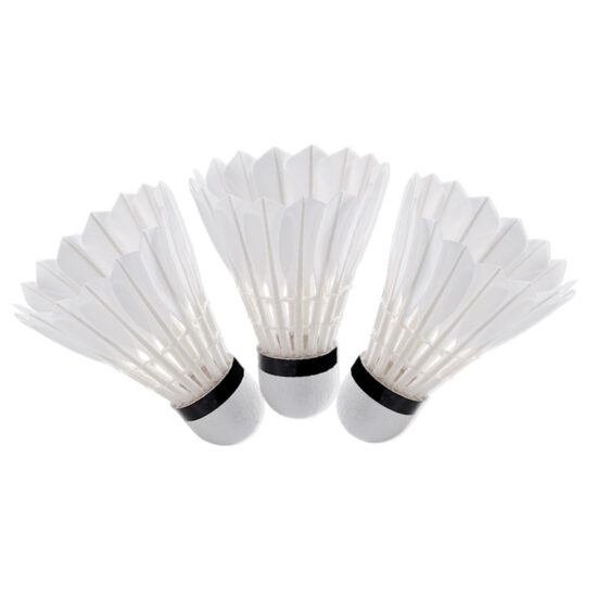 LANWEI LW-0153 Feather Shuttlecocks – Match & Training Grade, 3pcs