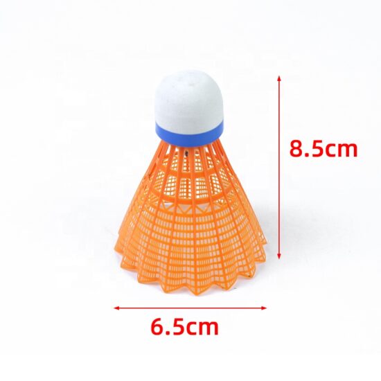 LED glowing nylon badminton shuttlecock for night use