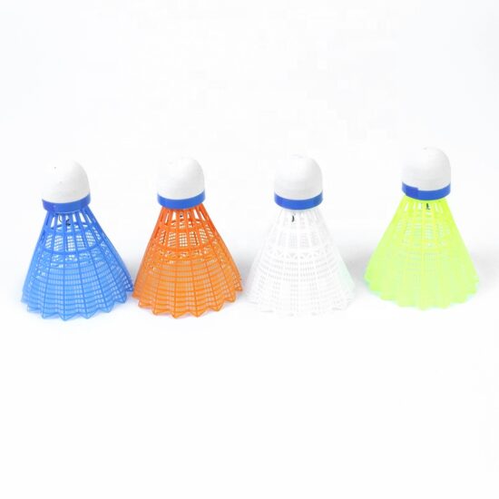 LED glowing nylon badminton shuttlecock for night use