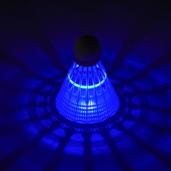 LED Glowing Nylon Shuttlecocks for Night Badminton – Windproof & Durable Desig
