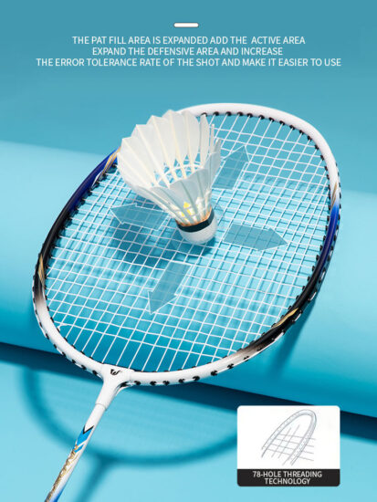 Lightweight Aluminum Badminton Racket Set for Wholesale
