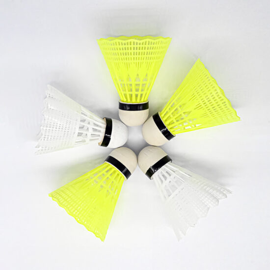 Lightweight Class D plastic and goose feather badminton shuttlecock