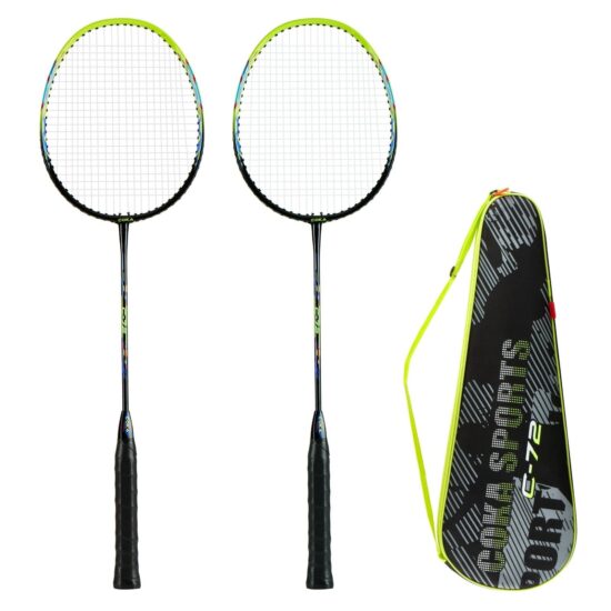 Macaron-Colored Iron Alloy Badminton Double Racket