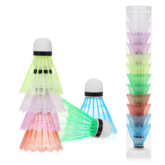 Model 670 durable nylon badminton shuttlecocks, 6-pack for training