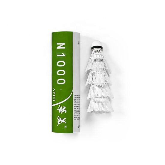 N1000 plastic badminton shuttlecocks for training and recreational play