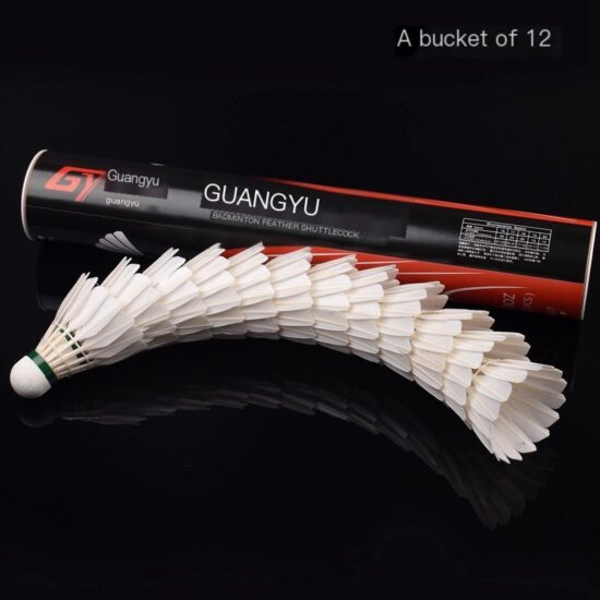 No.9 Single-Sided Goose Feather Shuttlecock for Indoor and Outdoor Badminton