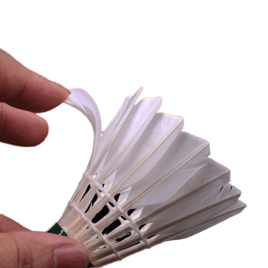 No.9 Single-Sided Goose Feather Shuttlecock for Indoor and Outdoor Badminton