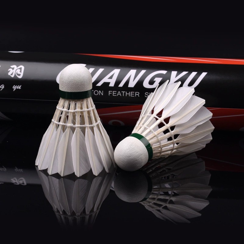 No.9 Single-Sided Goose Feather Shuttlecock for Indoor and Outdoor Badminton