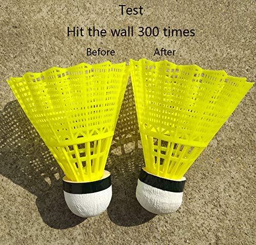 Nylon plastic badminton shuttlecock balls for outdoor sports