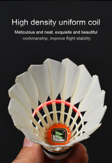 OEM PKS13 white duck feather badminton shuttlecock for promotion