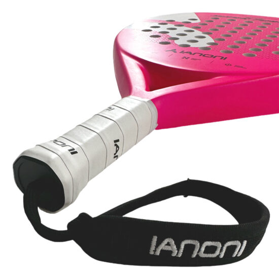 IANONI Pink Carbon Fiber Padel Racket with 3D Surface OEM ODM Paddle