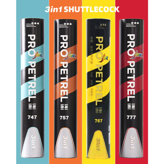 Pro Petrel 777 Durable Duck Feather Shuttlecocks – 12pcs Training Pack