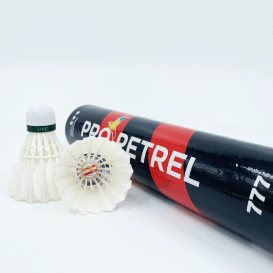 Pro Petrel 777 Durable Duck Feather Shuttlecocks – 12pcs Training Pack