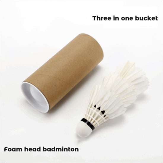 4-Pack Professional Goose Feather Badminton Shuttlecock for Tournament

