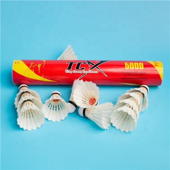 TCX5000 goose feather badminton shuttlecock same as XP2 silver