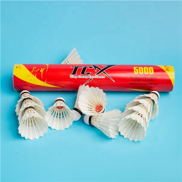 TCX5000 goose feather badminton shuttlecock same as XP2 silver