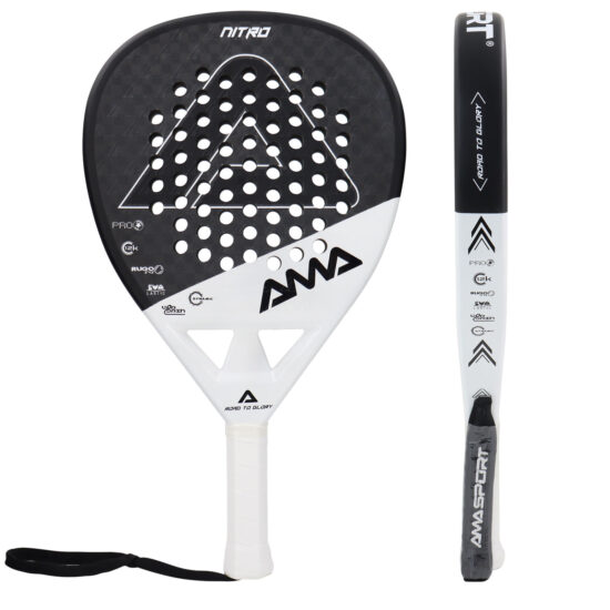 Teardrop Shape Carbon Fiber Padel Racket Custom 3K/12K/18K Paddle Design