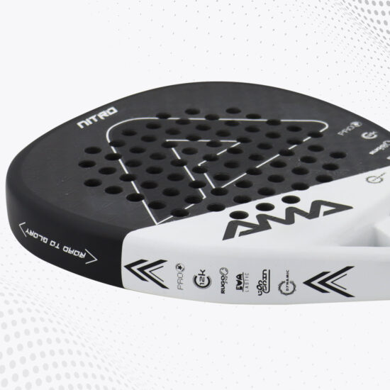 Teardrop Shape Carbon Fiber Padel Racket Custom 3K/12K/18K Paddle Design