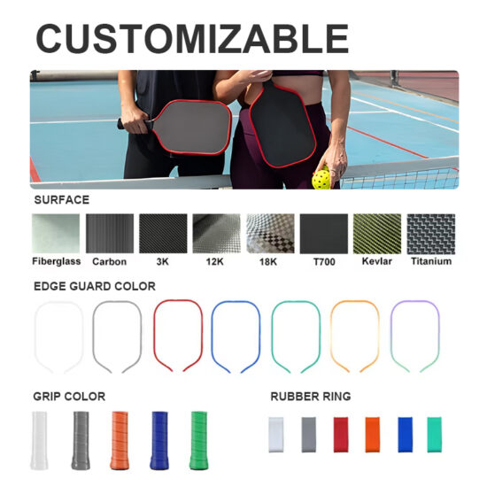 USAPA Approved 16mm T700 Carbon Fiber Pickleball Paddle


