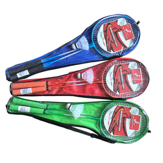 Ultra lightweight iron-aluminum-carbon badminton racket with high modulus design