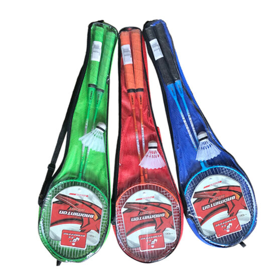 Ultra lightweight iron-aluminum-carbon badminton racket with high modulus design