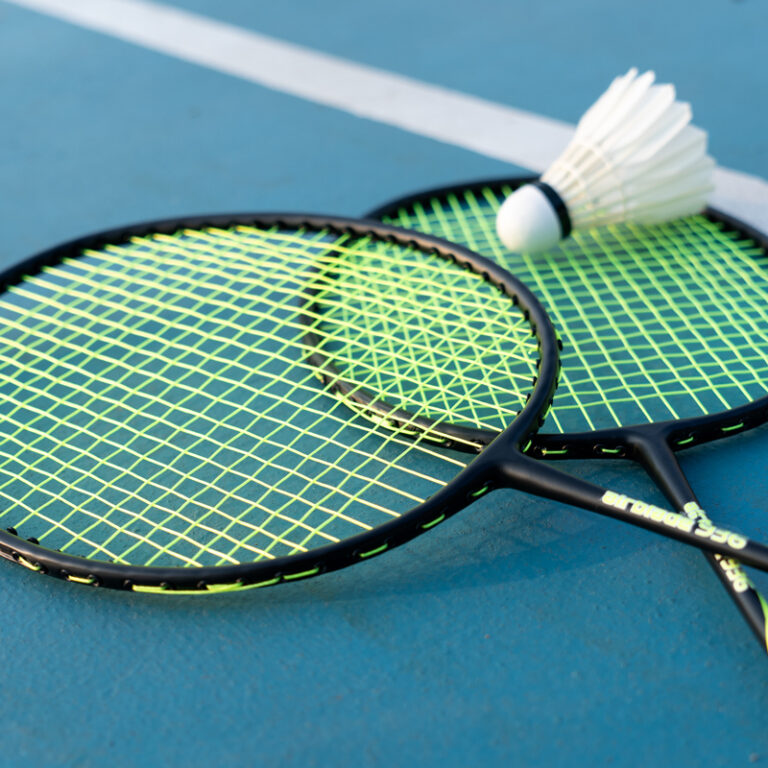 Ultralight Iron Badminton Racket Set | Indoor Use | Super Light Grip Design