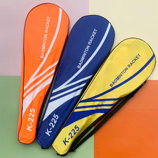 Wholesale iron badminton rackets with soft and hard grips in multiple colors
