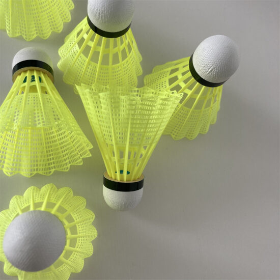 Windproof outdoor nylon shuttlecocks for air badminton 